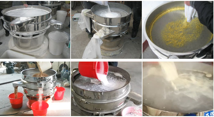 豆?jié){振動篩可適用于化工行業(yè)、食品行業(yè)、冶金礦業(yè)、公害處理等行業(yè)